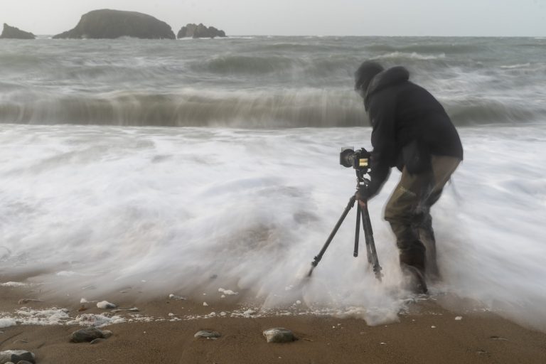 Photographer in the Sea