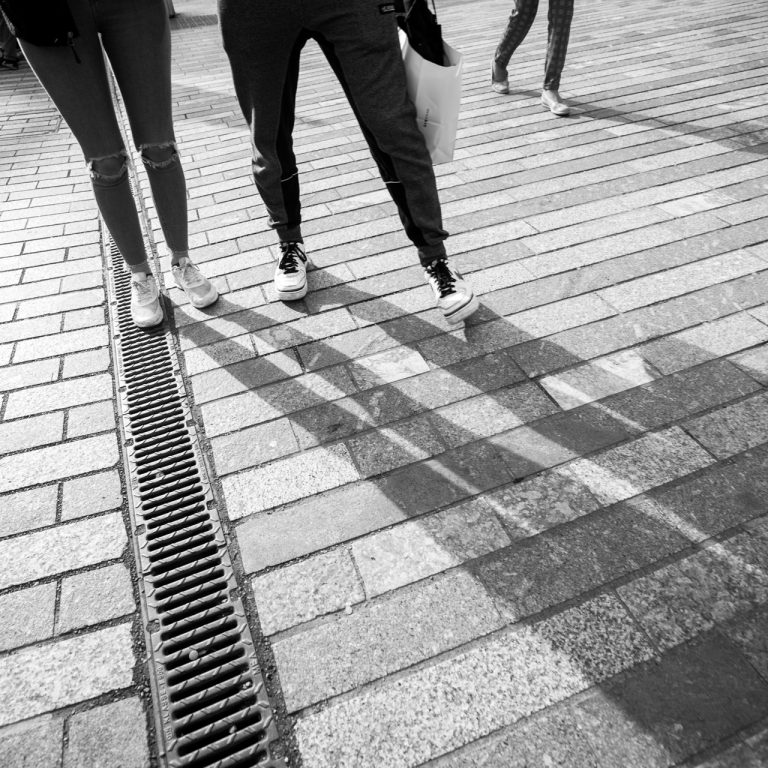 Shadows on the street