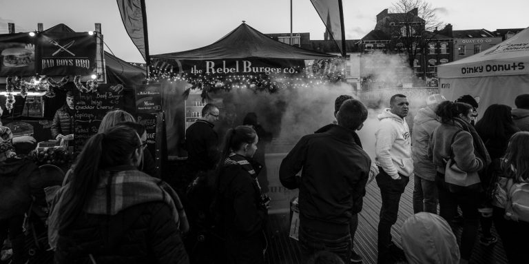 Queuing up for donuts
