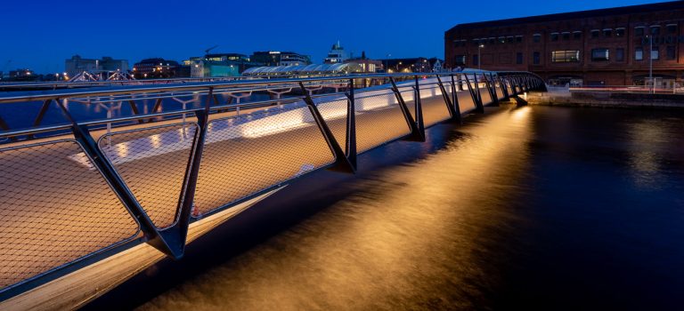 The Lights of The Mary Elmes Bridge