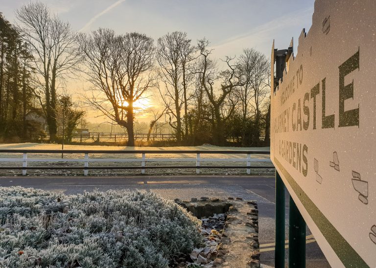 Sunrise on a frosty Blarney