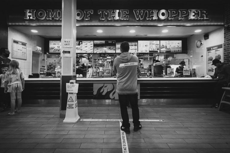 Queue for the Whopper