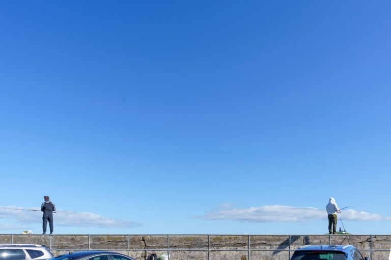 Socially distanced Fishing