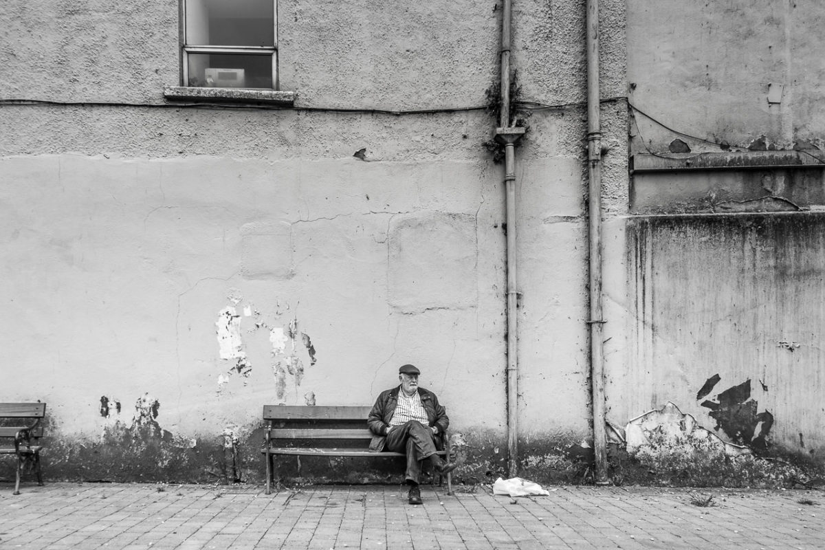 Sitting in the park
