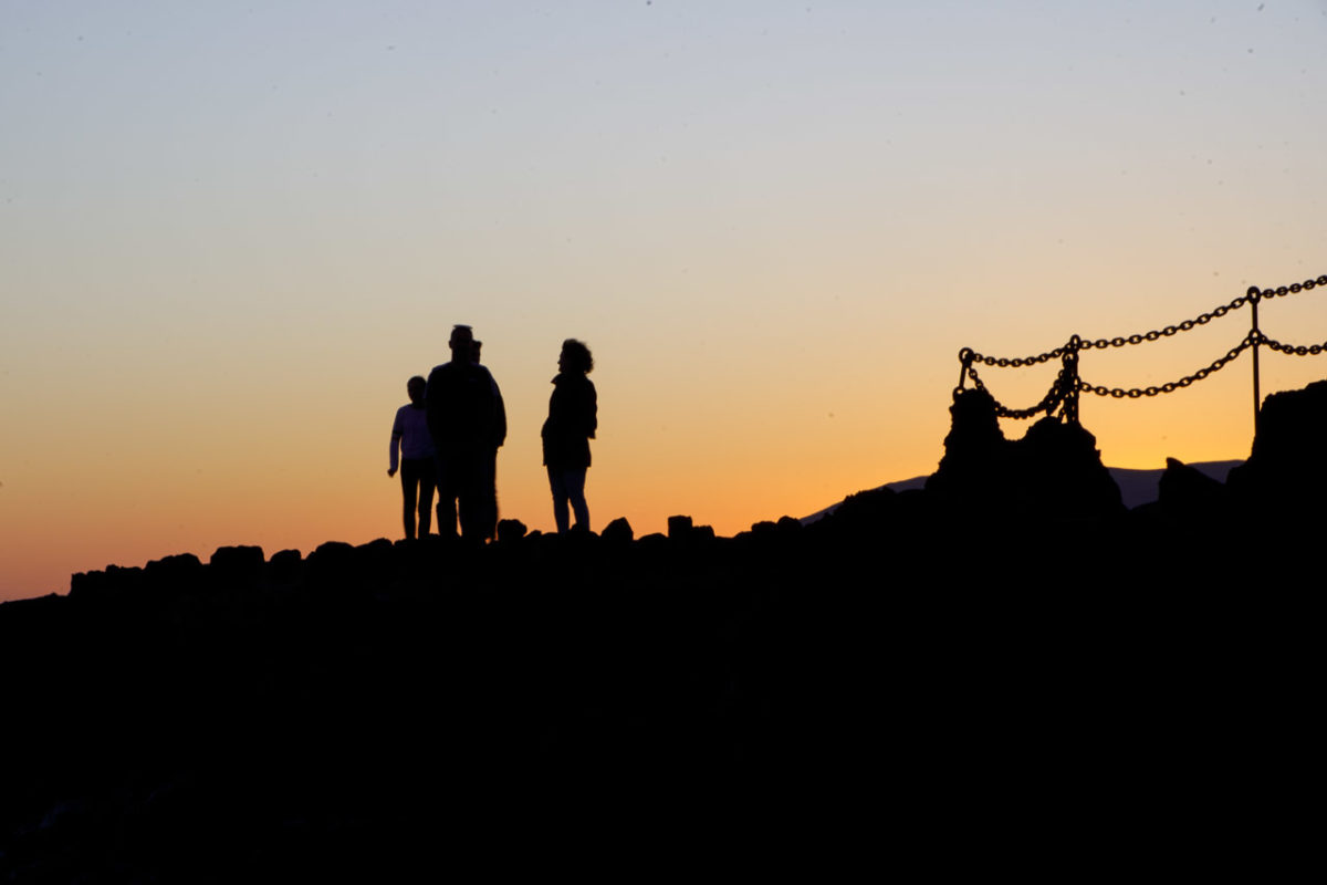 The sun has set