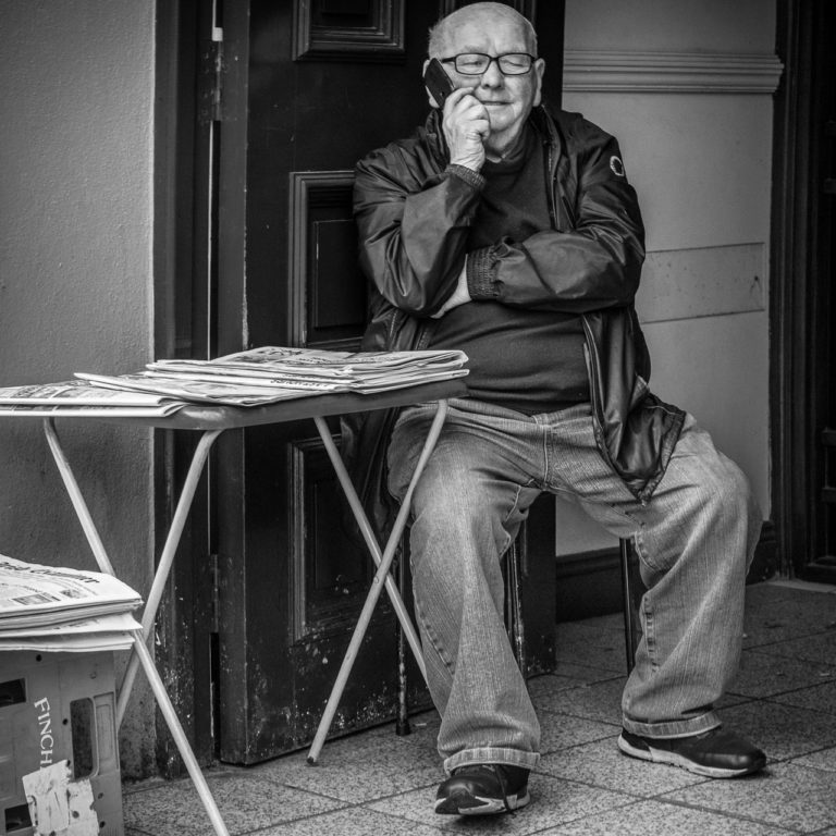 St. Augustine’s Church Newspaper Seller