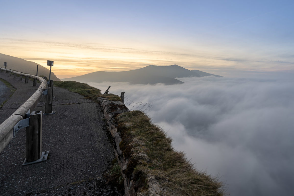 Above the Clouds at the Conor Pass