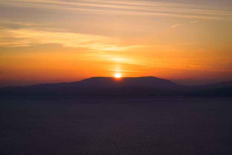 Sunset over the Beara Peninsula