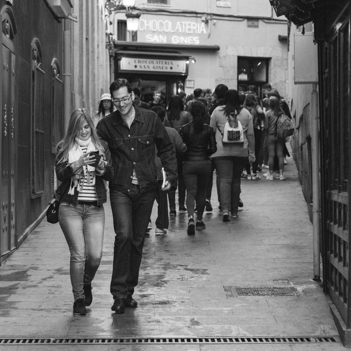 On a date in Madrid