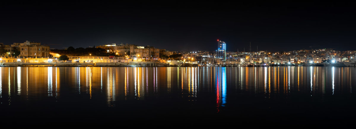 The Grand Harbour at Night