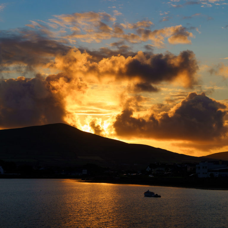 Setting Sun over Dingle