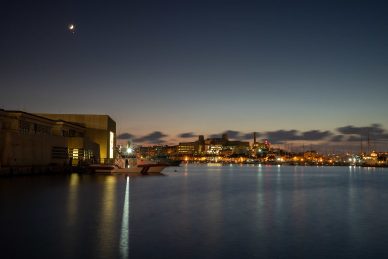 Moon and Venus and Valetta