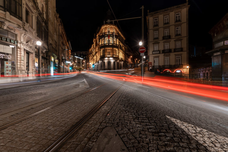 Light Trails in Porto