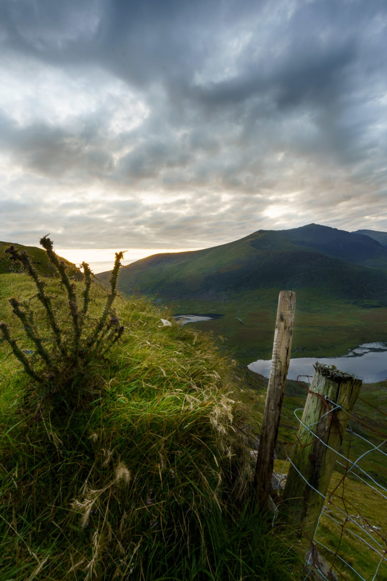The Conor Pass under cloud