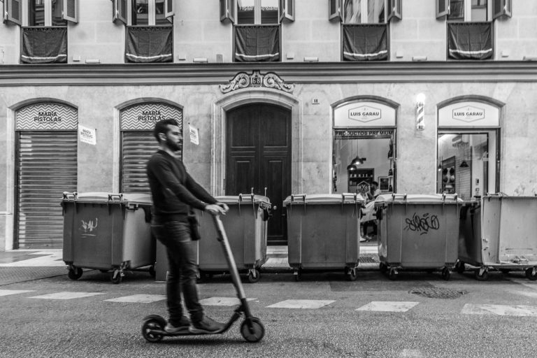 Speeding past in Malaga