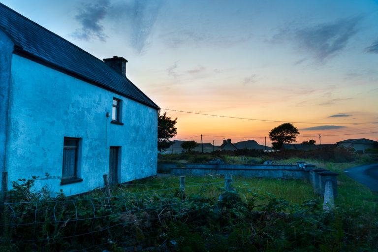 Sun sets on the Dingle Peninsula