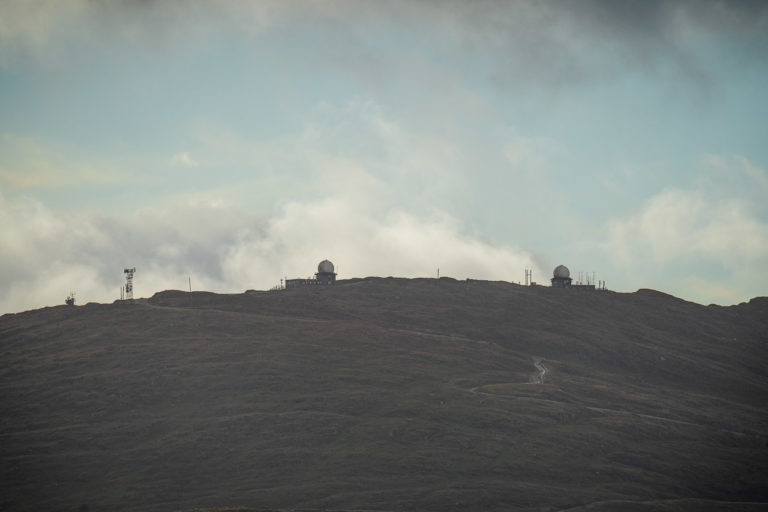 Radar Domes on Mount Gabriel