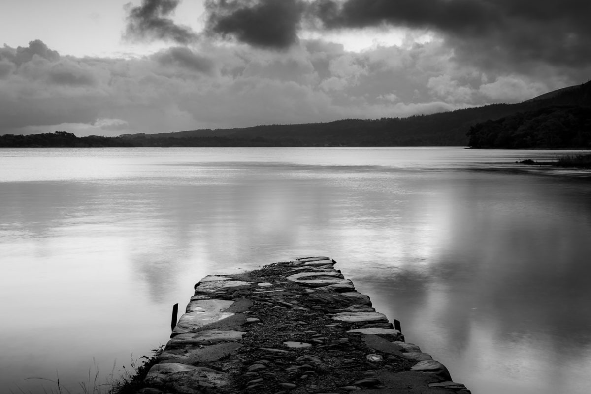 Slip into the water
