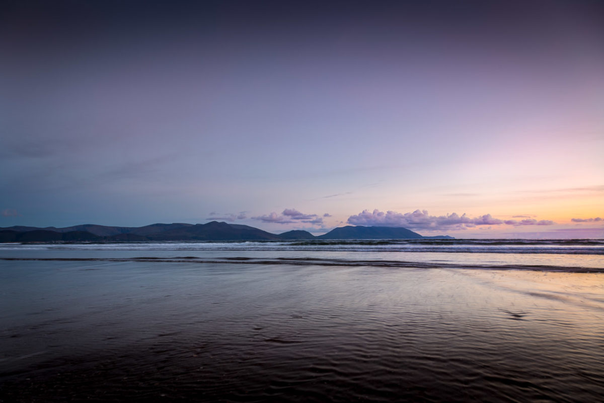 As the sun sets