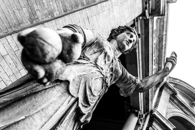 A Statue in the Octagonal Court