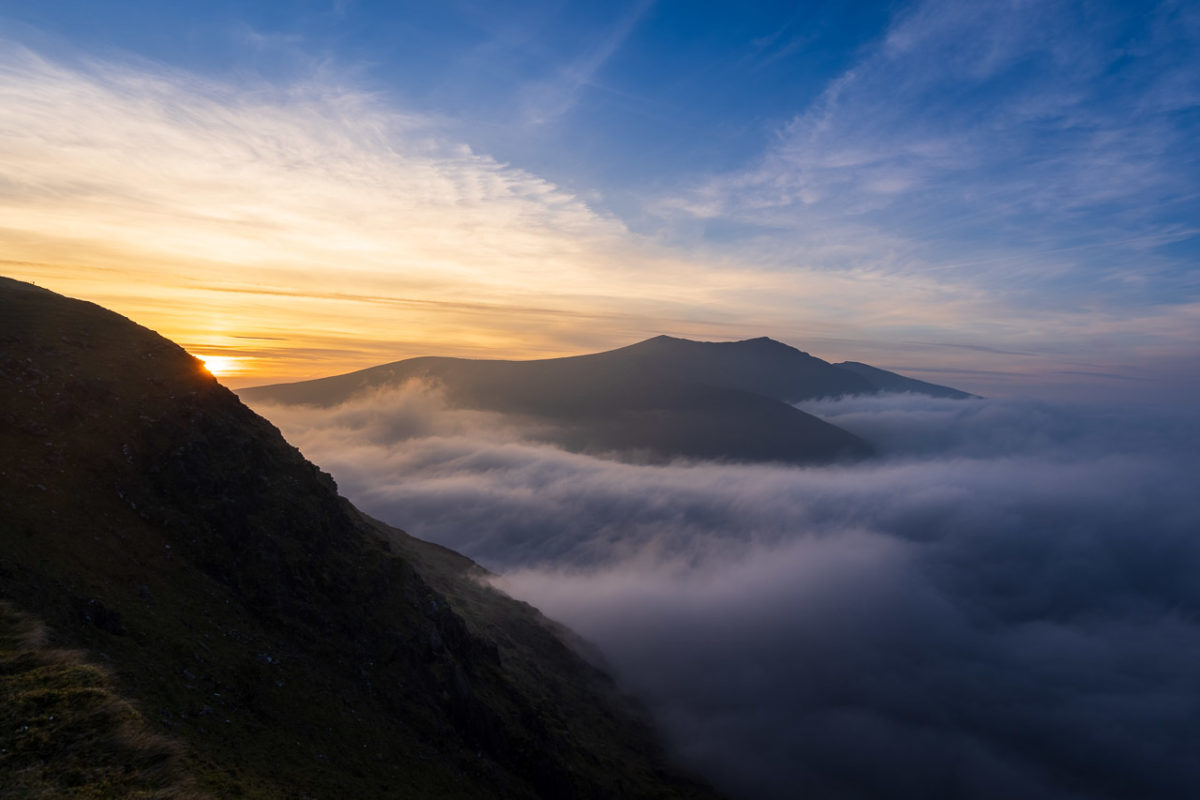 A Sunset Cloud Inversion in the Conor Pass