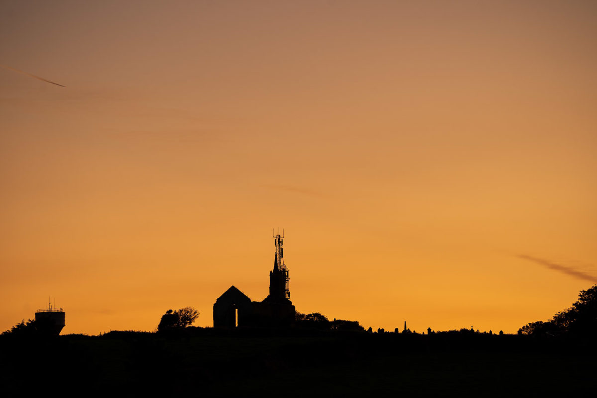 Templebreedy Church Silhouette