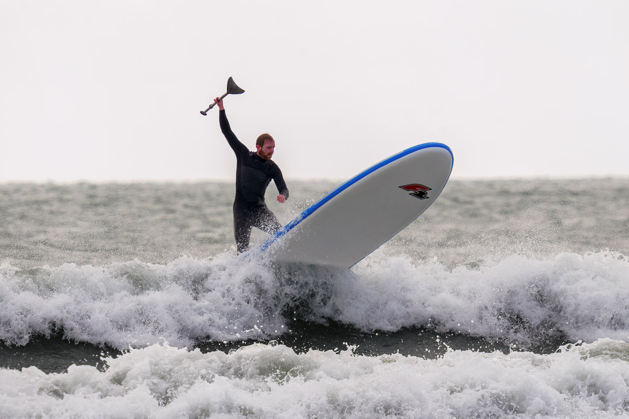 Surfing at Garrettstown