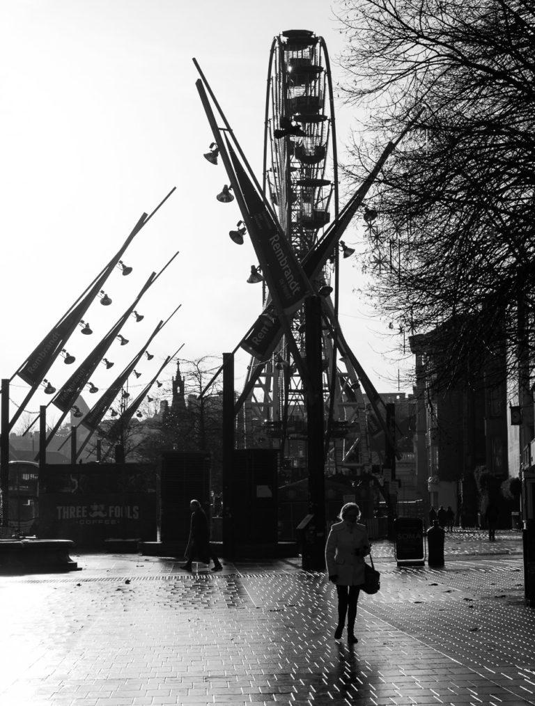 Silhouettes on Grand Parade