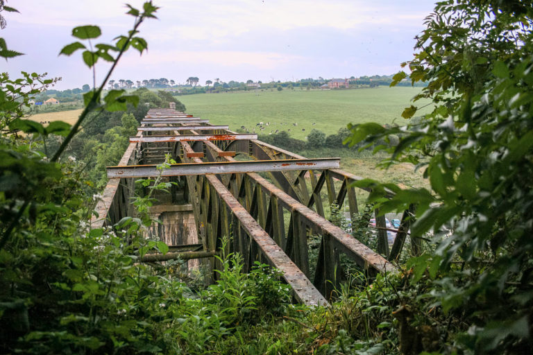 Across the Chetwynd Railway Viaduct