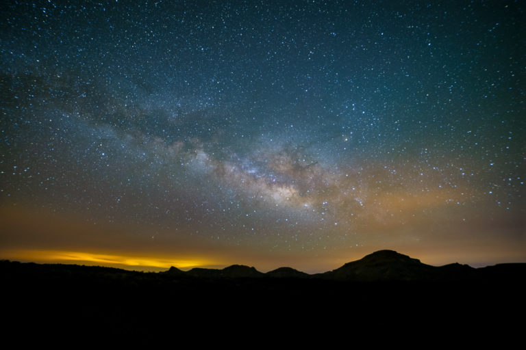 The Milky Way in Tenerife
