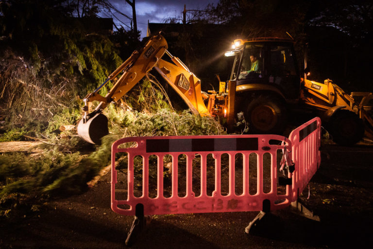 Clearing The Storm Debris