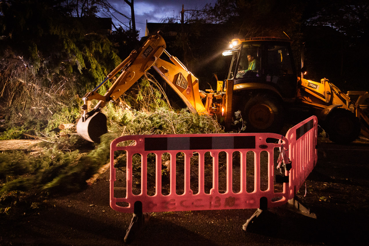 Clearing The Storm Debris