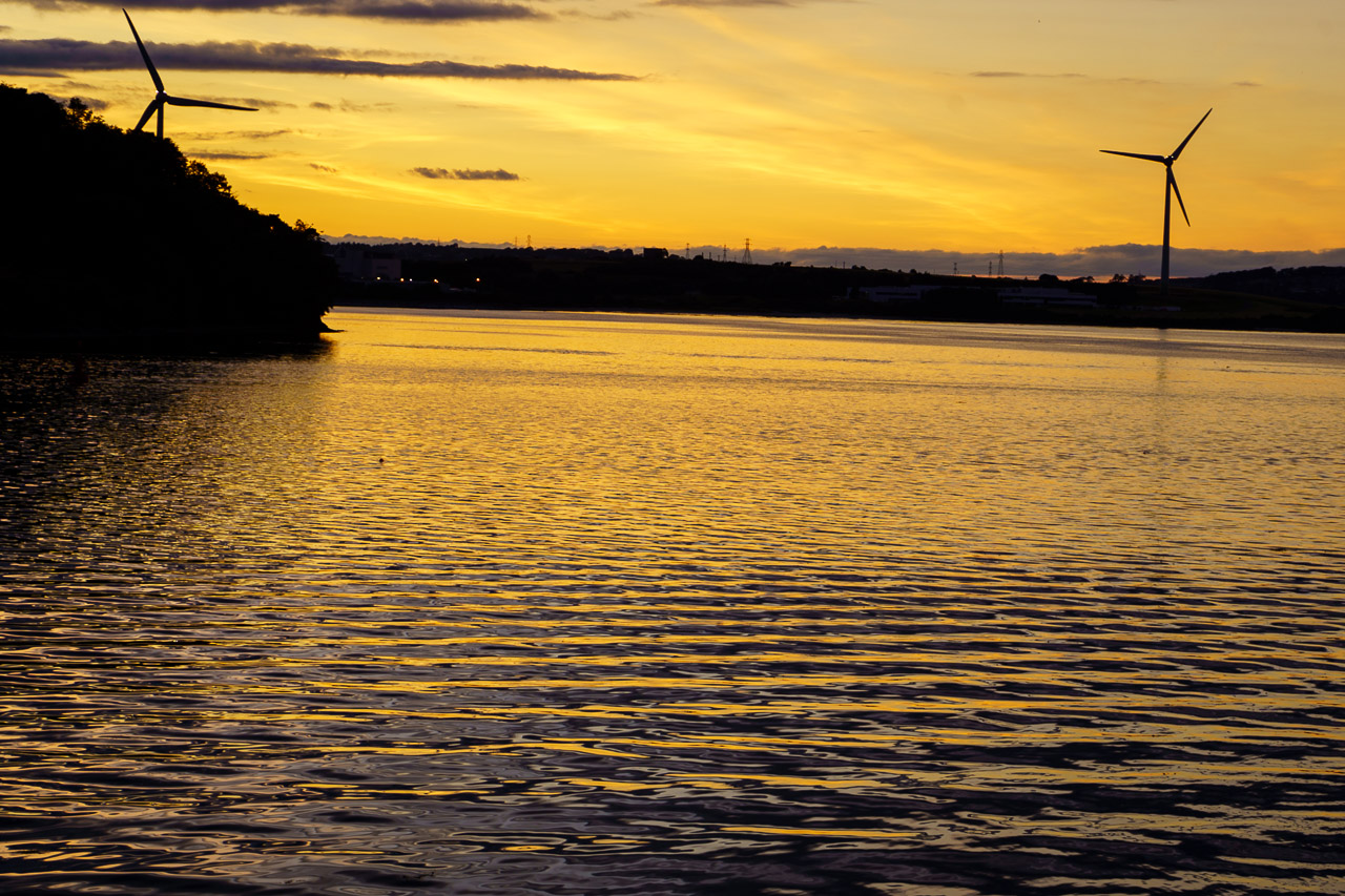 After the sun set near Crosshaven