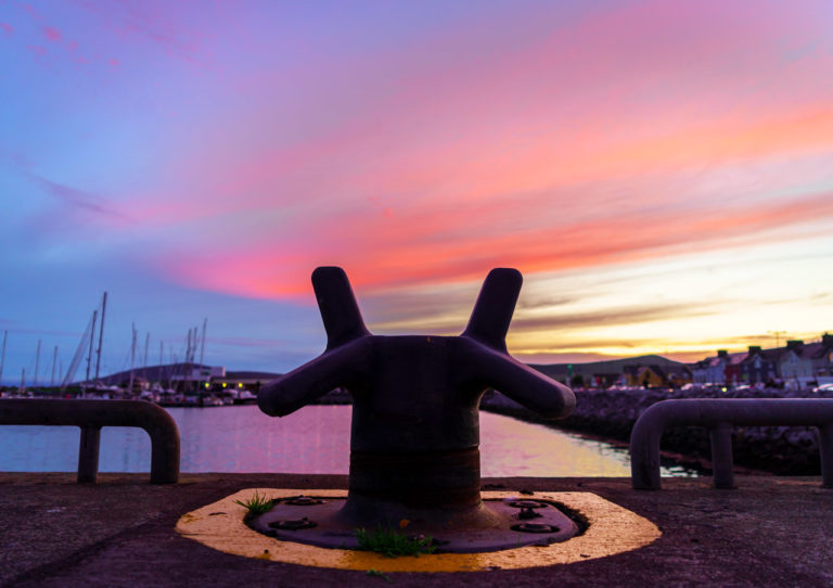 Silhouetted by the Sunset