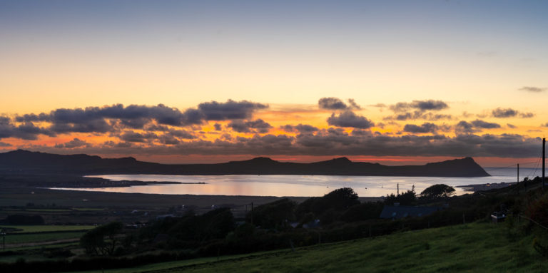 The Three Sisters at Sunset
