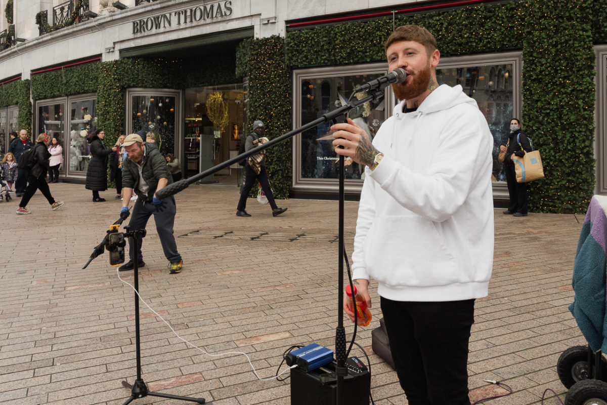 Korey Power on Patrick Street