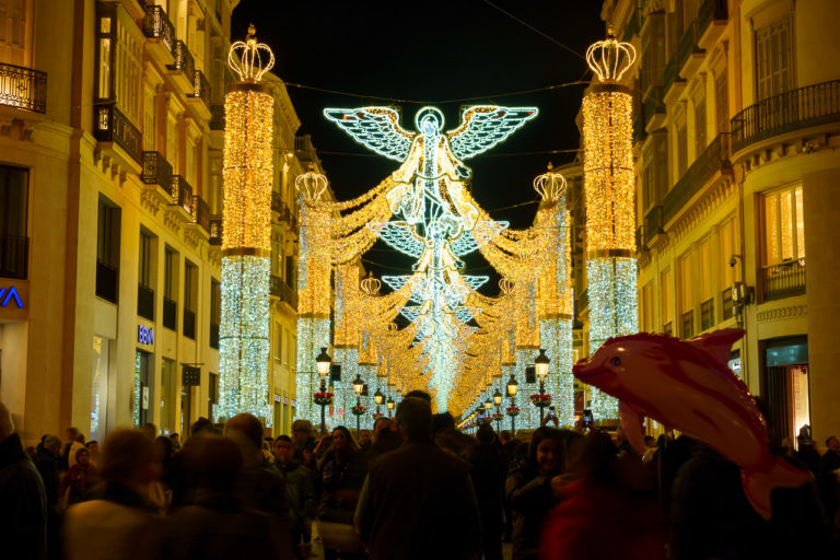 The Christmas Lights of Malaga
