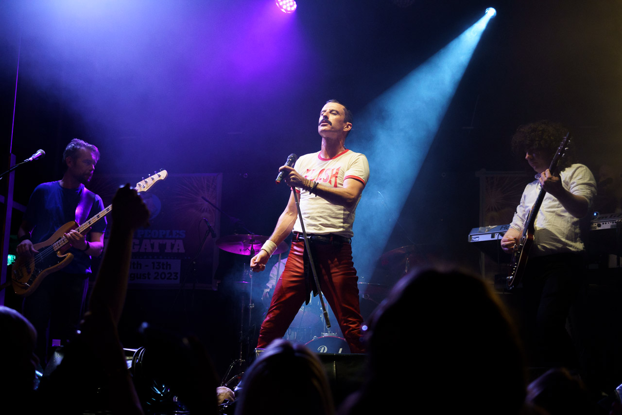 Qween on stage in Cobh.