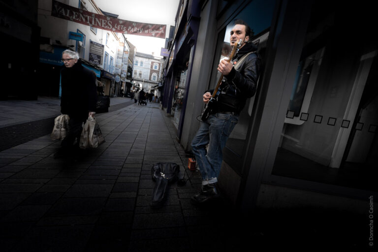 A Busker in February
