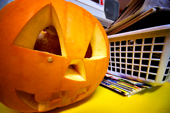 Halloween Pumpkin Head