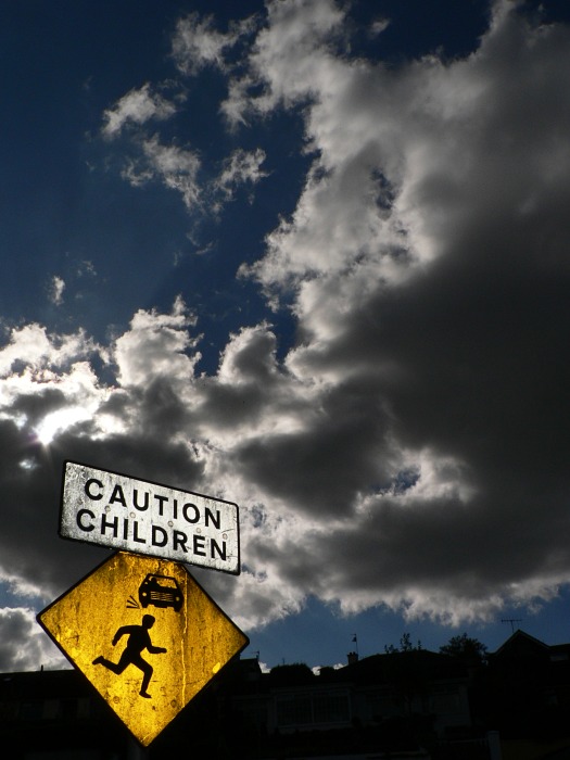 Caution Children