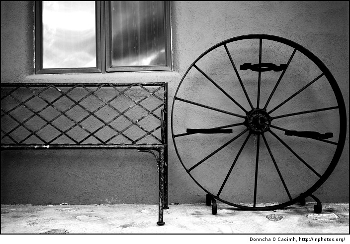 bench and wheel