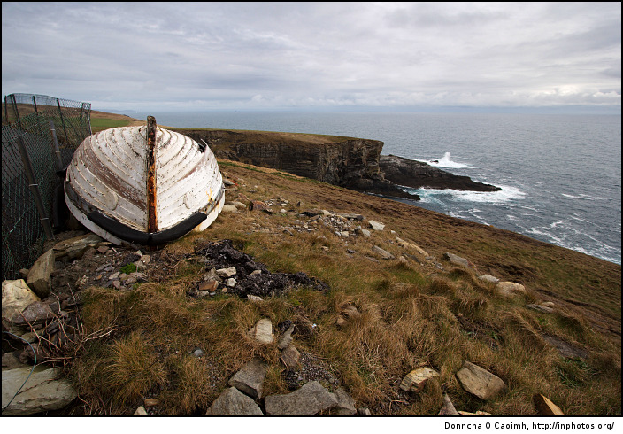 The old boat at Mizen Head