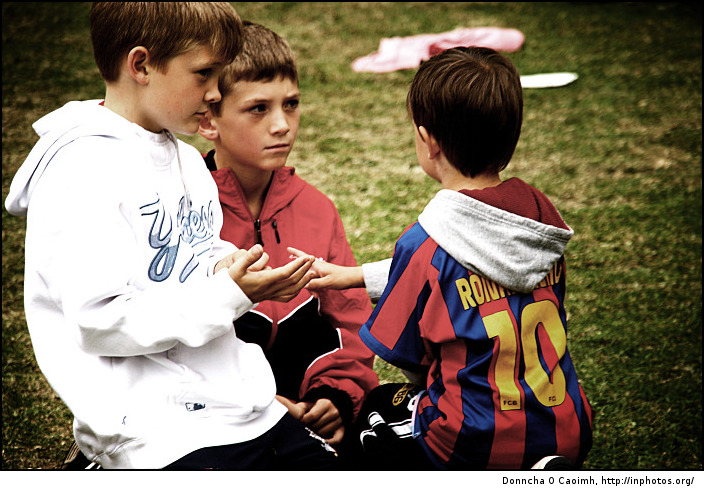 Boys in the park
