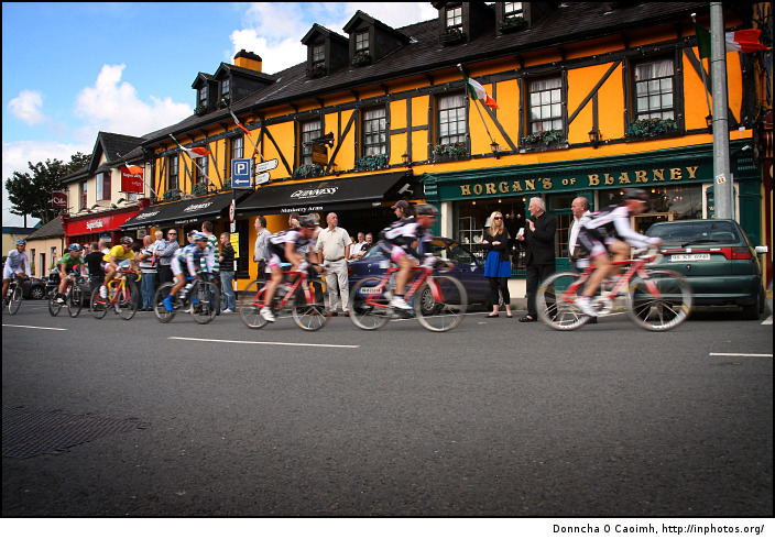 Tour of Ireland Riders in Blarney