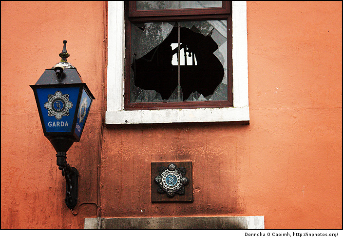 Arson attack on Blarney Garda Station