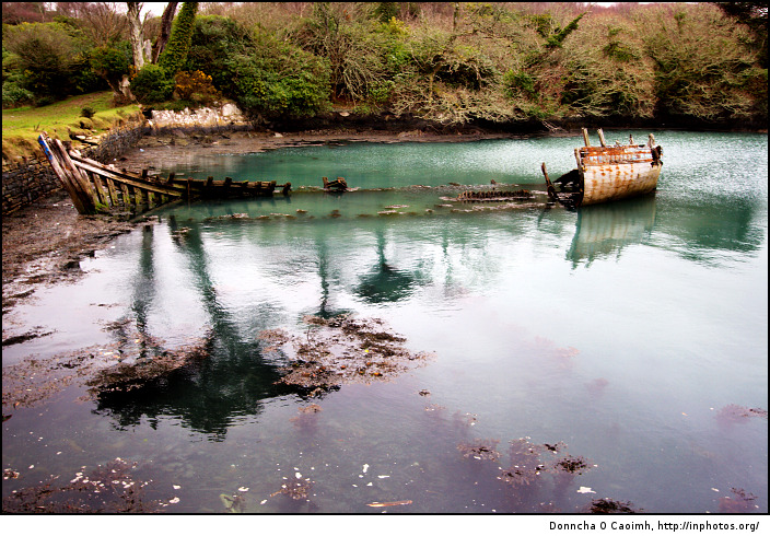 Boat Wreck at Dunboy Castle