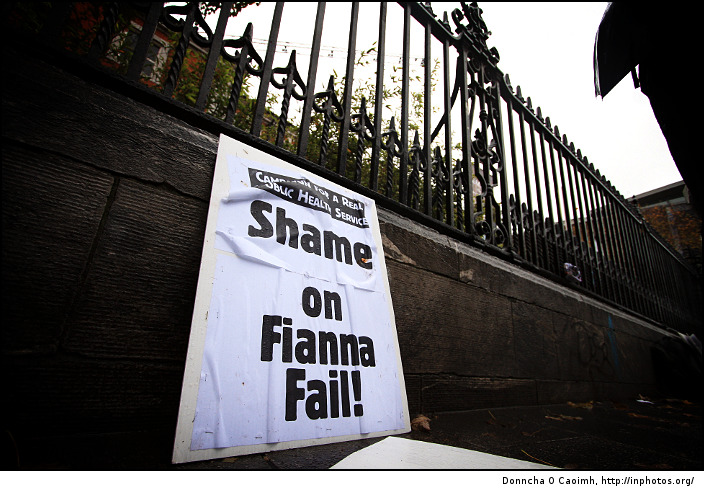 Shame on Fianna Fail