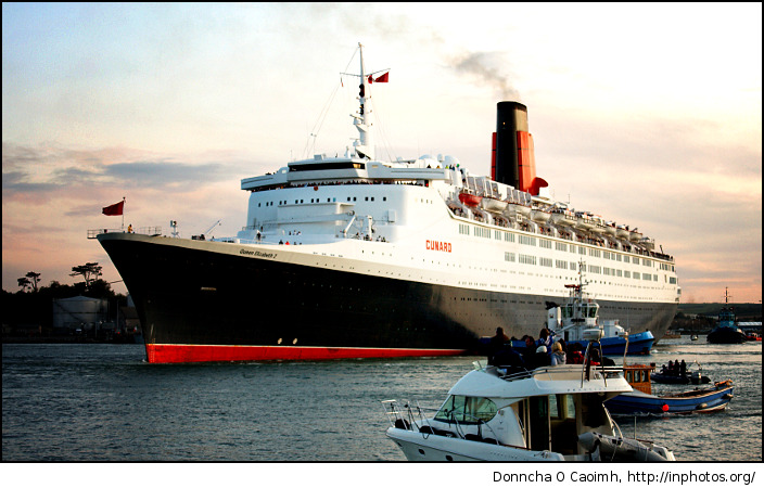 Turning Circle of the QE2