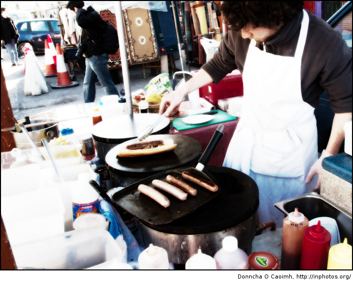 hot tasty sausages